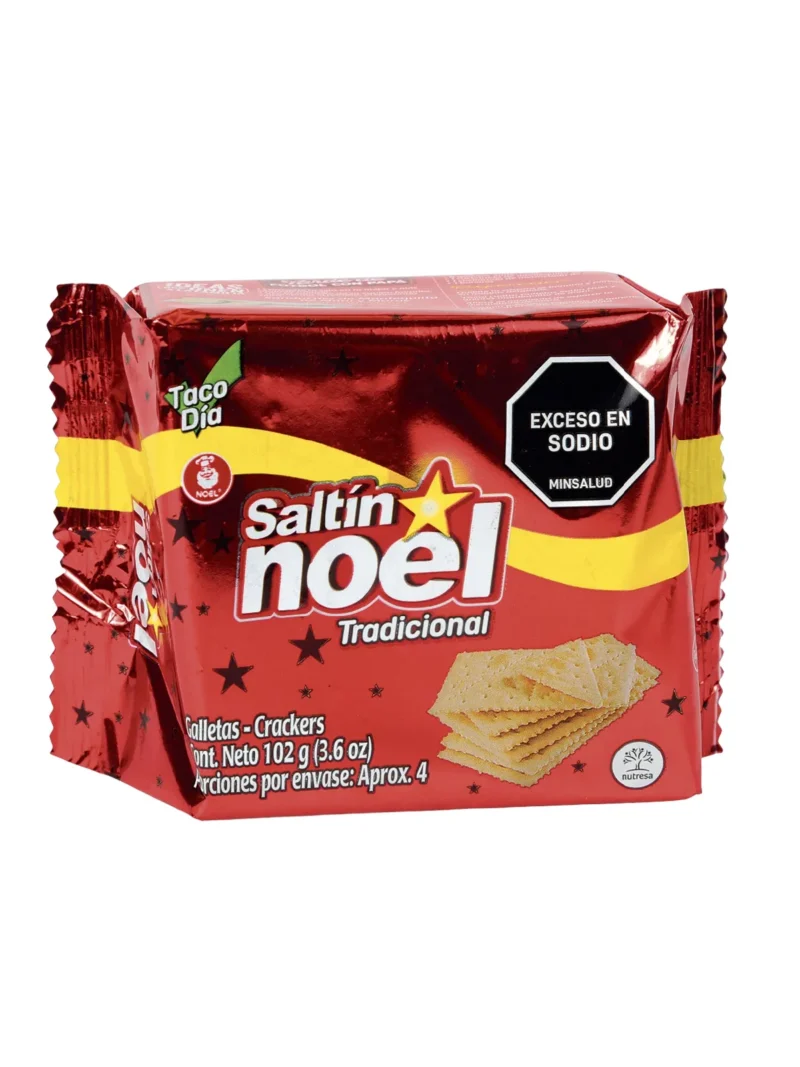 GALLETA SALTIN NOEL ROJO TACO DIA X 102 GRS