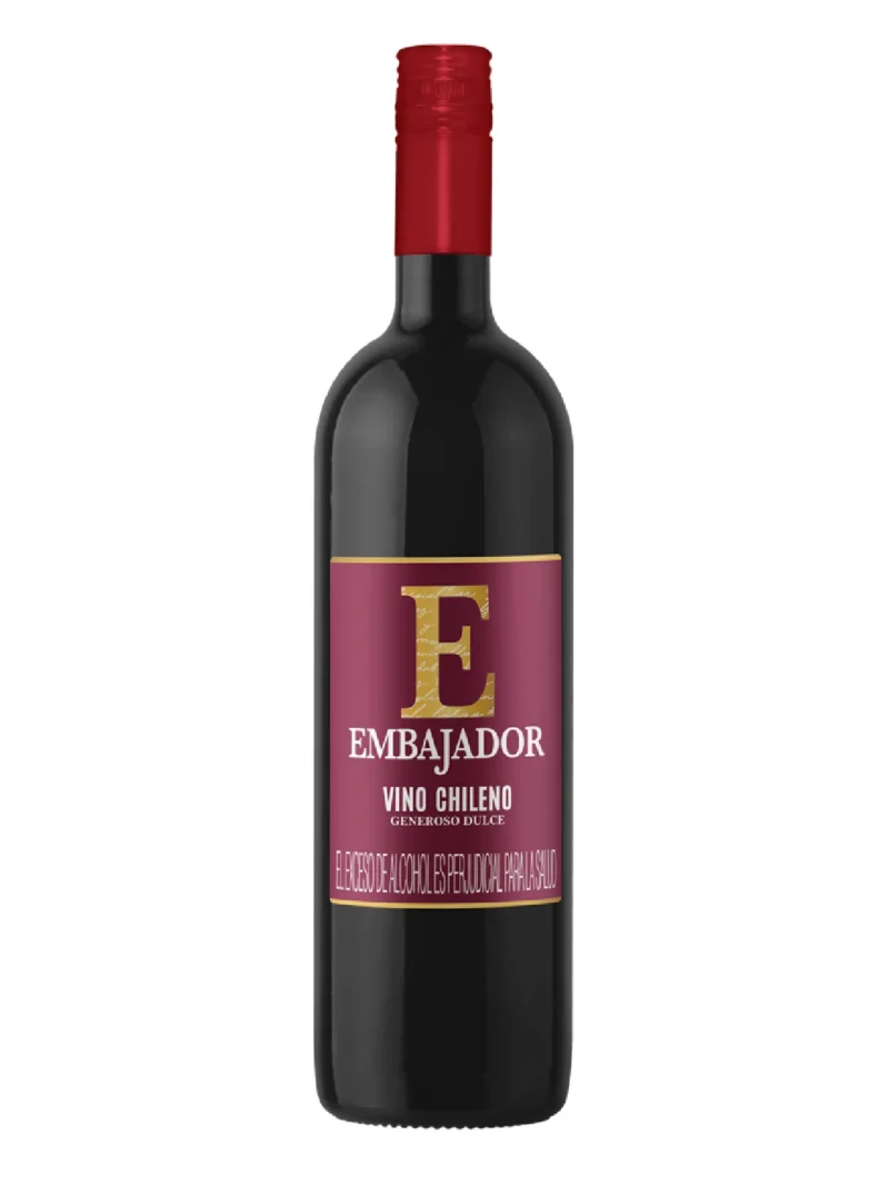 VINO CHILENO GENEROSO DULCE MARCA EMBAJADOR