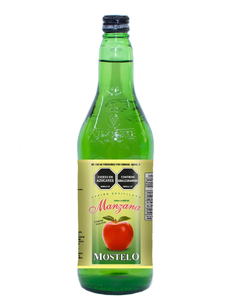 BEB. GAS. SB. MANZANA MOSTELO 750X12
