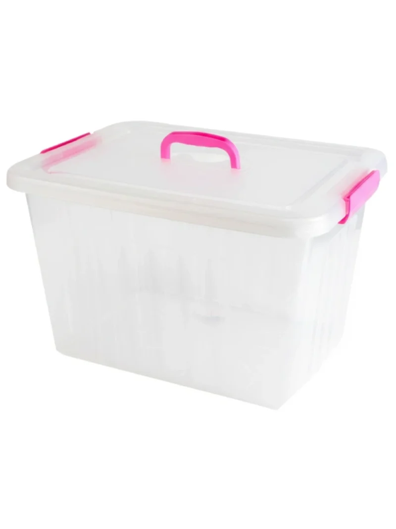 EMPAQUE CAJA ORGANOZADORA 10 LTS CON MANIJA