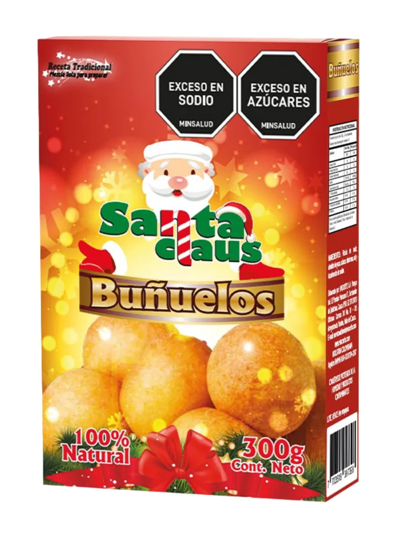 BUNUELO SANTA CLAUS  X 300 GR